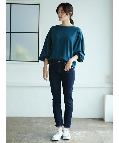 AMERICAN HOLIC（アメリカンホリック）の「スキニーフィットデニム ●（デニムパンツ・レディース・インディゴブルー/ワンウォッシュ/ブルー系その他・LL/S/M/L/XS）」の14枚目の写真