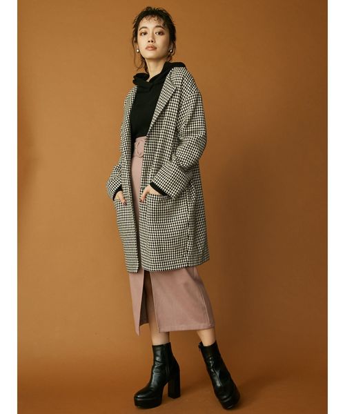 MURUA(ムルーア)の「ハイウエストペンシルスカート(スカート・レディース・ブラック/ピンク/ブルー・1/2)」の13枚目の写真