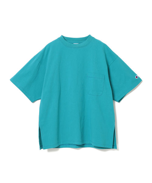 Ray BEAMS（レイビームス）の「Champion × Ray BEAMS / 別注 ビッグ ポケット Tシャツ（Tシャツ/カットソー・レディース・ホワイト/ブラック/ネイビー/ターコイズブルー/イエロー/プラム・ONE SIZE）」の10枚目の写真