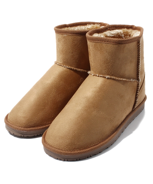 DISCOAT（ディスコート）の「【Discoat】インヒールムートンブーツ（ブーツ・レディース・ブラック/キャメル/ネイビー/グレー・LARGE/SMALL/MEDIUM）」の4枚目の写真