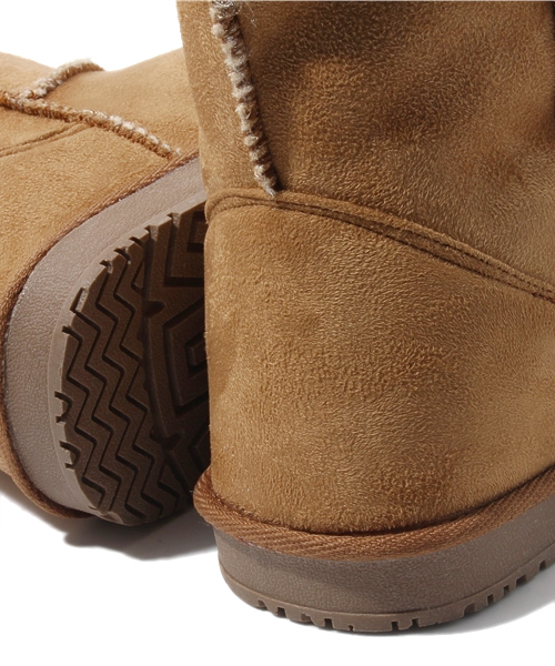 DISCOAT（ディスコート）の「【Discoat】インヒールムートンブーツ（ブーツ・レディース・ブラック/キャメル/ネイビー/グレー・LARGE/SMALL/MEDIUM）」の9枚目の写真