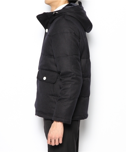 BEAMS(ビームス)の「□BEAMS / WOOL DOWN PARKA(ダウンジャケット/コート・メンズ・ライトグレー/ブルー系その他/ネイビー・SMALL/MEDIUM/LARGE)」の10枚目の写真