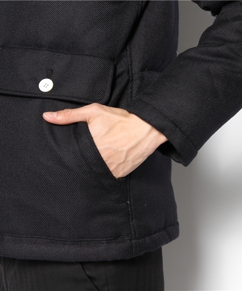 BEAMS(ビームス)の「□BEAMS / WOOL DOWN PARKA(ダウンジャケット/コート・メンズ・ライトグレー/ブルー系その他/ネイビー・SMALL/MEDIUM/LARGE)」の15枚目の写真