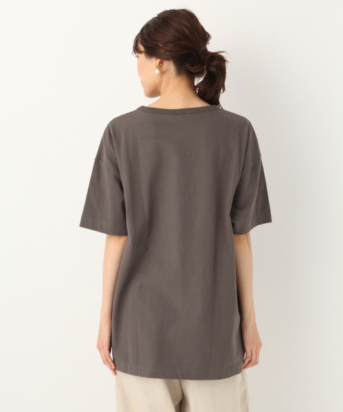 GLOBAL WORK(グローバルワーク)の「ピグメントフウチュニック/833214(Tシャツ/カットソー・レディース・イエロー/オフホワイト/ネイビー/ダークグレー・LARGE/MEDIUM)」の10枚目の写真