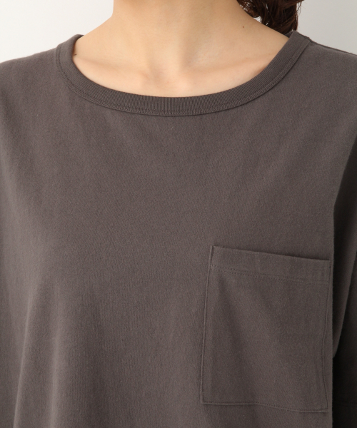 GLOBAL WORK(グローバルワーク)の「ピグメントフウチュニック/833214(Tシャツ/カットソー・レディース・イエロー/オフホワイト/ネイビー/ダークグレー・LARGE/MEDIUM)」の11枚目の写真