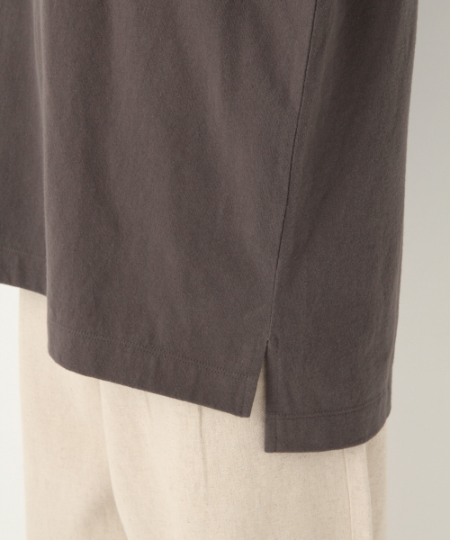 GLOBAL WORK(グローバルワーク)の「ピグメントフウチュニック/833214(Tシャツ/カットソー・レディース・イエロー/オフホワイト/ネイビー/ダークグレー・LARGE/MEDIUM)」の13枚目の写真