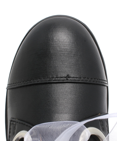 one after another NICE CLAUP（ワンアフターアナザーナイスクラップ）の「【コラボ商品♪ナイスクラップ】オーガン厚底ブーツ（その他シューズ・レディース・シルバー/ブラック/アイボリー・LARGE/SMALL/MEDIUM）」の11枚目の写真