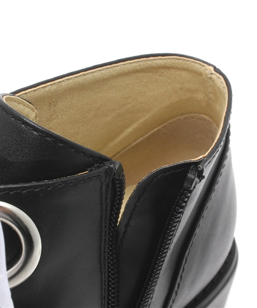 one after another NICE CLAUP（ワンアフターアナザーナイスクラップ）の「【コラボ商品♪ナイスクラップ】オーガン厚底ブーツ（その他シューズ・レディース・シルバー/ブラック/アイボリー・LARGE/SMALL/MEDIUM）」の5枚目の写真