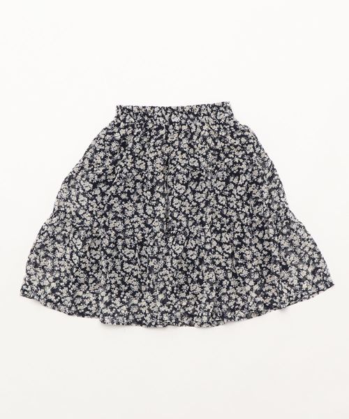 GLOBAL WORK(グローバルワーク)の「【キッズ】プリントシフォンティアードスカート/840089(スカート・キッズ・ネイビー/ホワイト系その他2・LARGE/MEDIUM/SMALL/X-LARGE/XX-LARGE)」の12枚目の写真