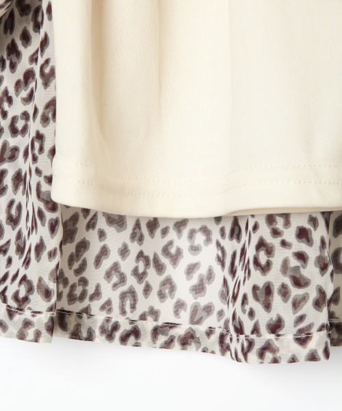 GLOBAL WORK(グローバルワーク)の「【キッズ】プリントシフォンティアードスカート/840089(スカート・キッズ・ネイビー/ホワイト系その他2・LARGE/MEDIUM/SMALL/X-LARGE/XX-LARGE)」の7枚目の写真