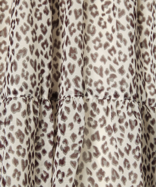 GLOBAL WORK(グローバルワーク)の「【キッズ】プリントシフォンティアードスカート/840089(スカート・キッズ・ネイビー/ホワイト系その他2・LARGE/MEDIUM/SMALL/X-LARGE/XX-LARGE)」の6枚目の写真