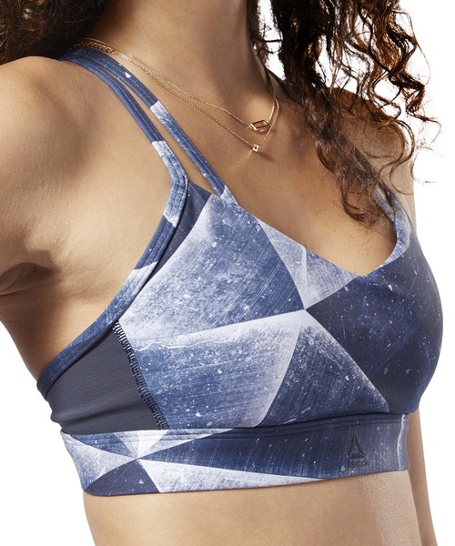 Reebok(リーボック)の「HERO ストラッピー ミディアムインパクトブラ / Hero Strappy Medium-Impact Bra(スポーツブラ・レディース・ネイビー/ブラック・X-SMALL/SMALL/LARGE/MEDIUM/X-LARGE)」の7枚目の写真