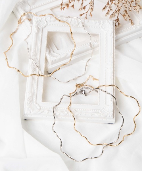 WEGO（ウィゴー）の「WEGO/うねうねメタルチョーカー（ネックレス・レディース・ゴールド/シルバー/その他1/その他2・FREE）」の18枚目の写真