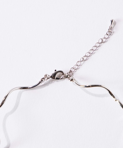 WEGO（ウィゴー）の「WEGO/うねうねメタルチョーカー（ネックレス・レディース・ゴールド/シルバー/その他1/その他2・FREE）」の9枚目の写真