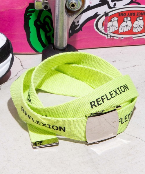 WEGO(ウィゴー)の「WEGO/REFLEXIONロゴガチャベルト(ベルト・メンズ・ホワイト/ブラック/パープル/レッド/イエロー/ブルー・FREE)」の5枚目の写真