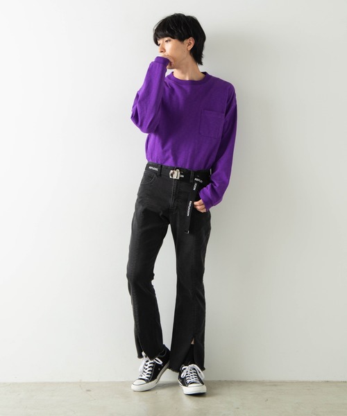 WEGO(ウィゴー)の「WEGO/REFLEXIONロゴガチャベルト(ベルト・メンズ・ホワイト/ブラック/パープル/レッド/イエロー/ブルー・FREE)」の8枚目の写真
