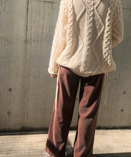 PARKS TOKYO SELECT(パークストウキョウセレクト)の「パーターンケーブルニット(ニット/セーター・レディース・A/B/C/D・FREE)」の9枚目の写真