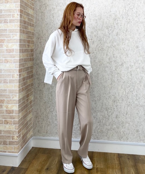 EPIMI E'PIMMY（エピミエピミー）の「テーパードセンタープレスパンツ（その他パンツ・レディース・ベージュ/ブラウン/ブルー/ピンク系その他・MEDIUM）」の10枚目の写真