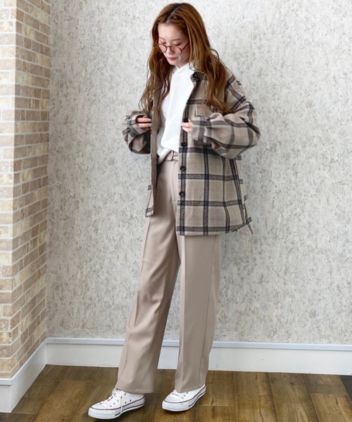 EPIMI E'PIMMY（エピミエピミー）の「テーパードセンタープレスパンツ（その他パンツ・レディース・ベージュ/ブラウン/ブルー/ピンク系その他・MEDIUM）」の12枚目の写真