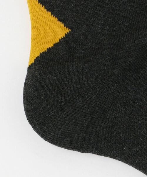 BEAUTY&YOUTH UNITED ARROWS(ビューティーアンドユースユナイテッドアローズ)の「BY バック アーガイル レギュラー ソックス(ソックス/靴下・メンズ・ダークグレー/オフホワイト・FREE)」の4枚目の写真