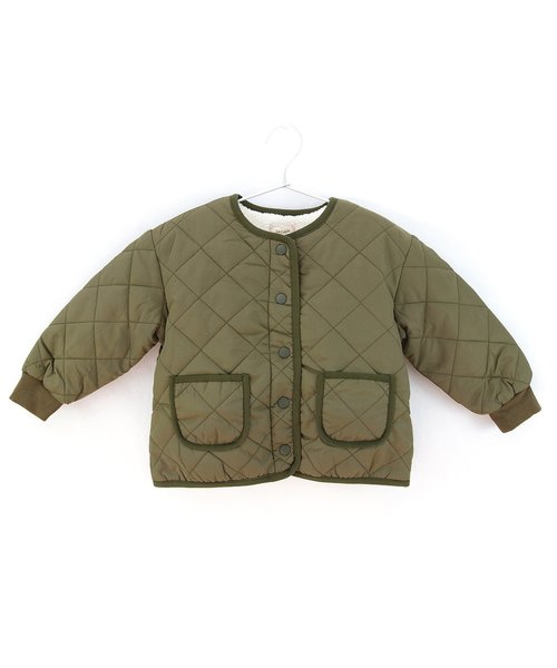 ever closet(エバークローゼット)の「キルティングジャケット(ブルゾン)」|カーキ