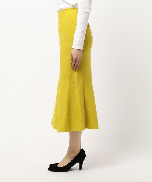 MIIA（ミーア）の「マーメイドニットスカート（スカート・レディース・ベージュ/ブラウン/イエロー・FREE）」の15枚目の写真