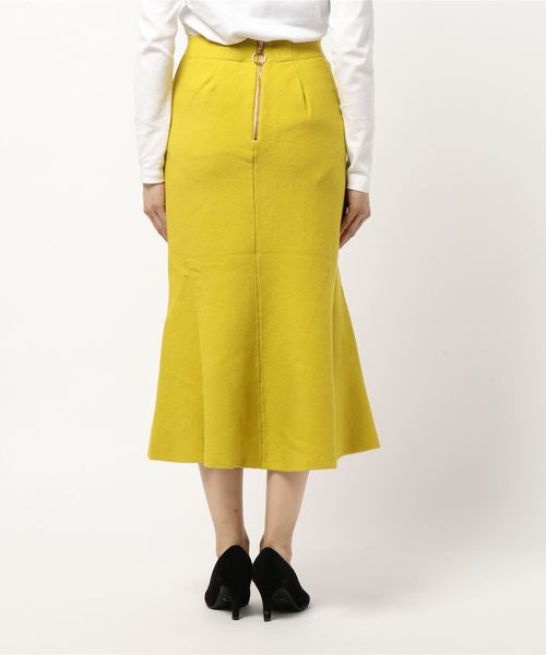 MIIA（ミーア）の「マーメイドニットスカート（スカート・レディース・ベージュ/ブラウン/イエロー・FREE）」の16枚目の写真