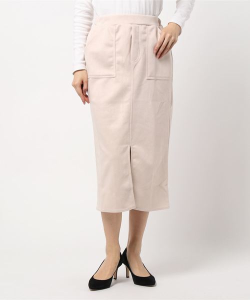 RAY CASSIN FAVORI（レイカズンフェバリ）の「・【RAY CASSIN】 ポンチスエードスカート＊（スカート・レディース・ベージュ/アイボリー/モカ・FREE）」の17枚目の写真