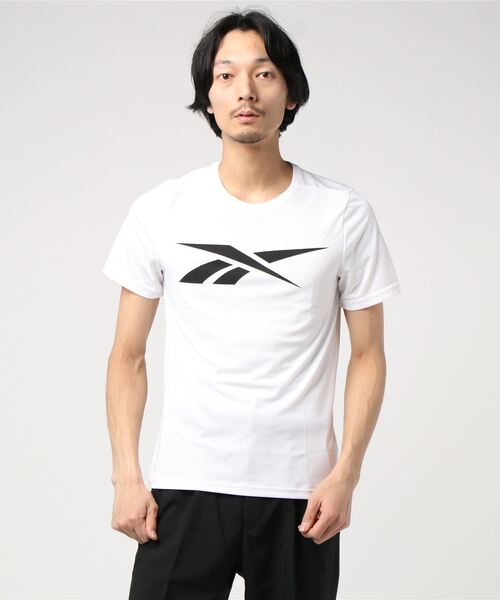 Reebok(リーボック)の「ワークアウト レディ Tシャツ / Workout Ready Tee(Tシャツ/カットソー・メンズ・ブラック/ホワイト/オレンジ・X-SMALL/XXX-LARGE/MEDIUM/X-LARGE/XX-LARGE/LARGE/SMALL)」の2枚目の写真