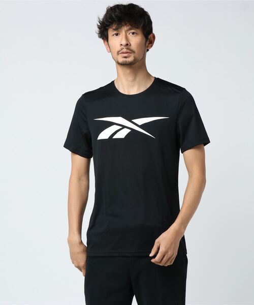 Reebok(リーボック)の「ワークアウト レディ Tシャツ / Workout Ready Tee(Tシャツ/カットソー・メンズ・ブラック/ホワイト/オレンジ・X-SMALL/XXX-LARGE/MEDIUM/X-LARGE/XX-LARGE/LARGE/SMALL)」の1枚目の写真
