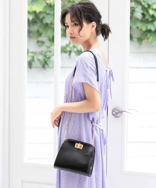 Edit Sheen（エディットシーン）の「バンブーモチーフミニチェーンショルダー（ショルダーバッグ・レディース・ブラック・FREE）」の15枚目の写真