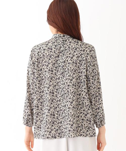 ミニフラワー柄ブラウス シャツ ブラウス Coup トップス セール Coup Chance クードシャンス のファッション 洗える De De