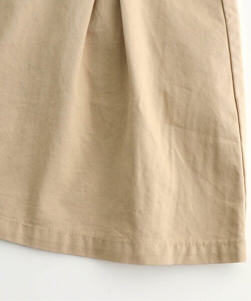 apres les cours（アプレレクール）の「/ワンショルジャンスカ（ジャンパースカート・キッズ・ベージュ/ネイビー・90/100/110/120/80/130/140）」の3枚目の写真