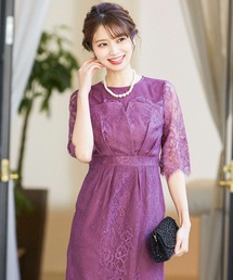 Fashion Letter | 花柄総レース結婚式ワンピースドレス(ドレス)