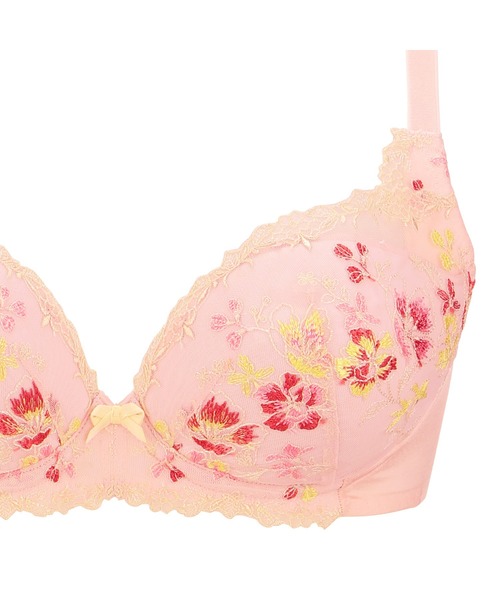 Triumph（トリンプ）の「天使のブラ 魔法のハリ感509 ブラジャー【B,C,D,E,Fカップ】TR509 WHU1（ブラジャー・レディース・ブラック/パープル/ピンク/イエロー・B70/C70/D70/B75/C65/C75/D65/D75/E65/E70/E75/F70/F75/E80/C80/D80）」の10枚目の写真