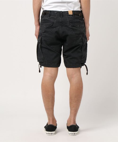 RRL（ダブル アール エル）の「コットン ヘリンボーン カーゴ ショート 