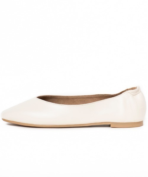 REZOY（リゾイ）の「【20SS新作】【REZOY】ソフトレザーフラットシューズ（バレエシューズ・レディース・アイボリー/ブラック/ピンク/ゴールド・S/M/L/LL）」の7枚目の写真