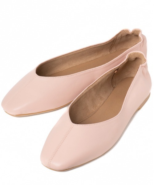 REZOY（リゾイ）の「【20SS新作】【REZOY】ソフトレザーフラットシューズ（バレエシューズ・レディース・アイボリー/ブラック/ピンク/ゴールド・S/M/L/LL）」の12枚目の写真