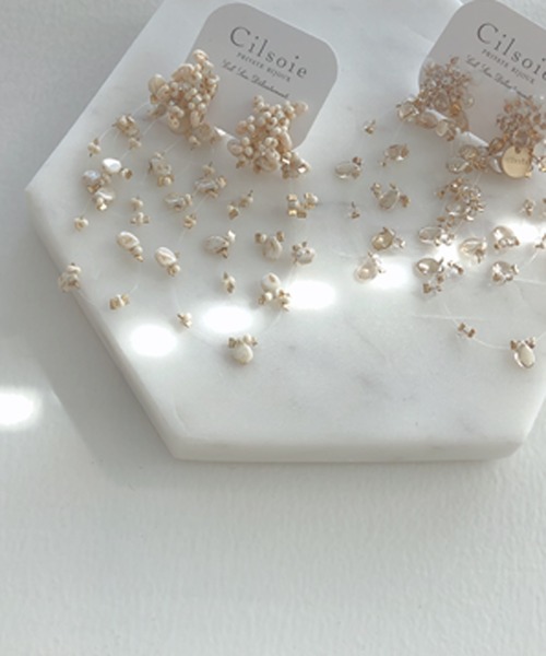 cilsoie（シルソワ）の「【Cilsoie/シルソワ】トロワピアス（ピアス 