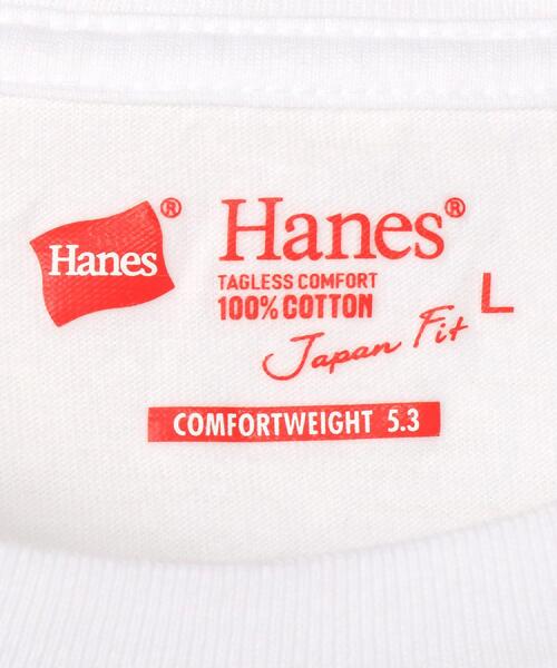 HANES(ヘインズ)の「HANES(ヘインズ)「Japan Fit」クルーネックTシャツ白2枚組(その他アンダーウェア/インナー・メンズ・ホワイト・XL/L/M/S)」の11枚目の写真