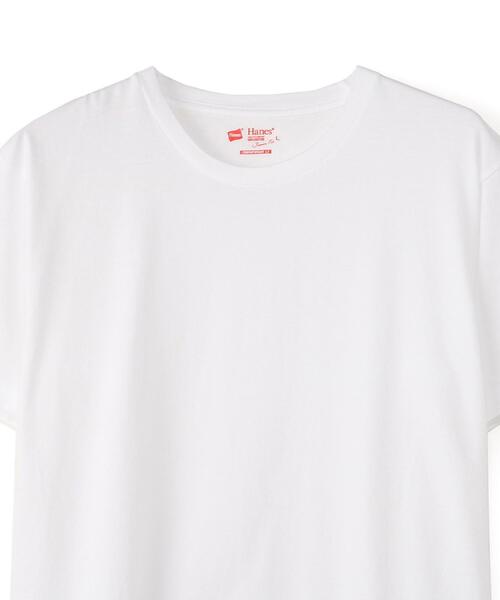HANES(ヘインズ)の「HANES(ヘインズ)「Japan Fit」クルーネックTシャツ白2枚組(その他アンダーウェア/インナー・メンズ・ホワイト・XL/L/M/S)」の14枚目の写真