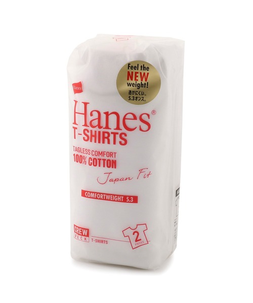 HANES(ヘインズ)の「【HANES】「Japan Fit」 クルーネックTシャツ白2枚組(Tシャツ/カットソー・メンズ・ホワイト・XL/L/M/S)」の7枚目の写真