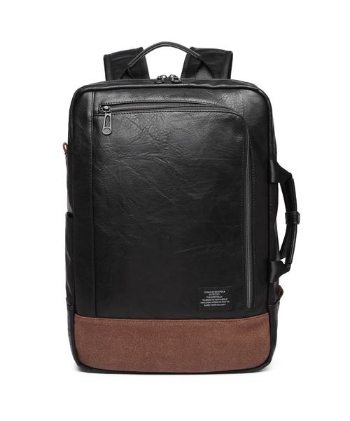 GUSCIO UOMO(グッシオ ウォーモ)の「【グッシオ ウォーモ】 3WAY ビジネスリュックサック 【通勤 通学】(ビジネスバッグ・メンズ・カーキ/ブラウン/ネイビー/ブラック・FREE)」の5枚目の写真