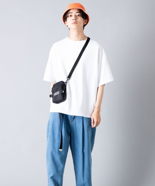 PUMA（プーマ）の「∴WEGO/PUMA 別注ロゴ刺繍ショルダー（ショルダーバッグ・メンズ・イエロー/ホワイト/ブラック・FREE）」の6枚目の写真