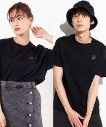 WEGO | WEGO/バラ刺繍Tシャツ(Tシャツ/カットソー)