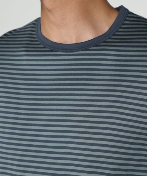 SUNSPEL(サンスペル)の「SUNSPEL / MEN’S?Q82 STRIPE LONG SLEEVE CREW(Tシャツ/カットソー・メンズ・ダークグリーン/ワインレッド・SMALL/MEDIUM/LARGE/X-LARGE)」の9枚目の写真