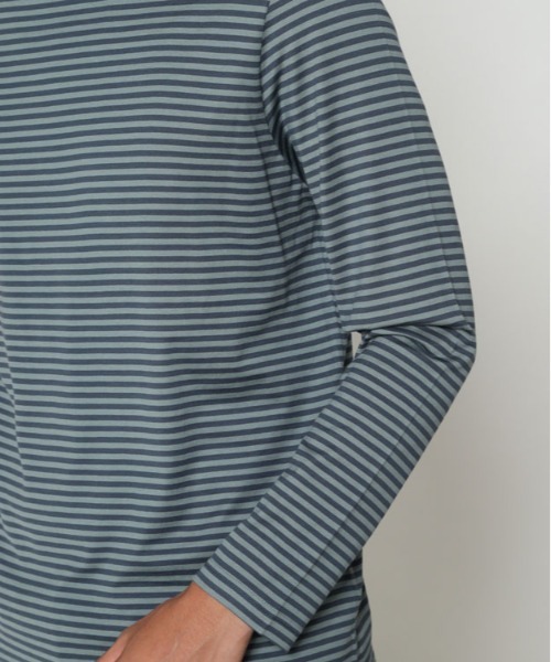 SUNSPEL(サンスペル)の「SUNSPEL / MEN’S?Q82 STRIPE LONG SLEEVE CREW(Tシャツ/カットソー・メンズ・ダークグリーン/ワインレッド・SMALL/MEDIUM/LARGE/X-LARGE)」の10枚目の写真