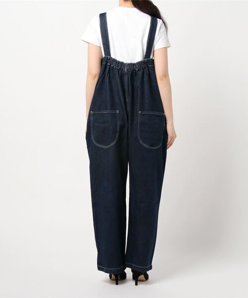 coca（coca）（コカ）の「フロントジップデニムサロペット（サロペット/オーバーオール・レディース・インディゴブルー・ONE SIZE）」の13枚目の写真