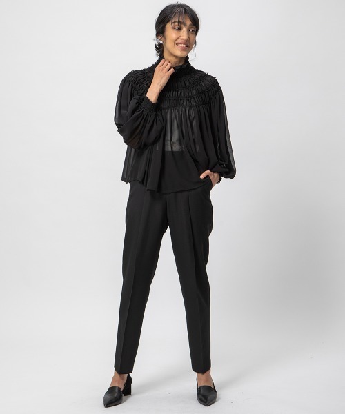 Sov.（ソブ）の「ポリエステルシフォントップス（シャツ/ブラウス