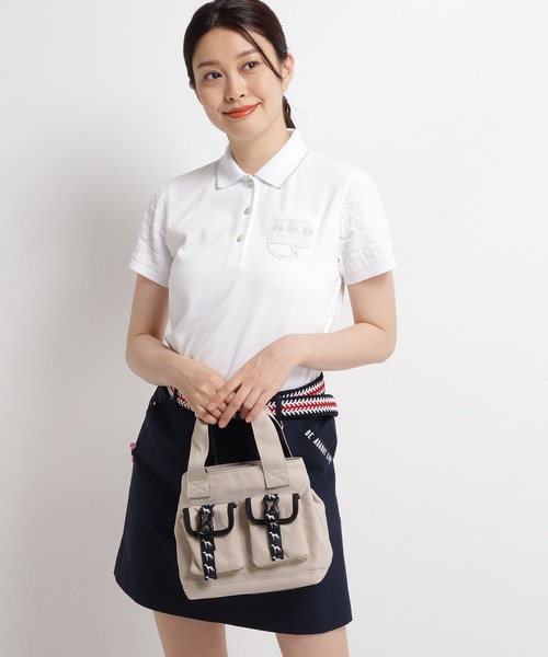 adabat(アダバット)の「cuarto united(クアルトユナイテッド)×アダバット コラボバッグ(ハンドバッグ・レディース・ブラック/ベージュ/グリーン・00)」の13枚目の写真